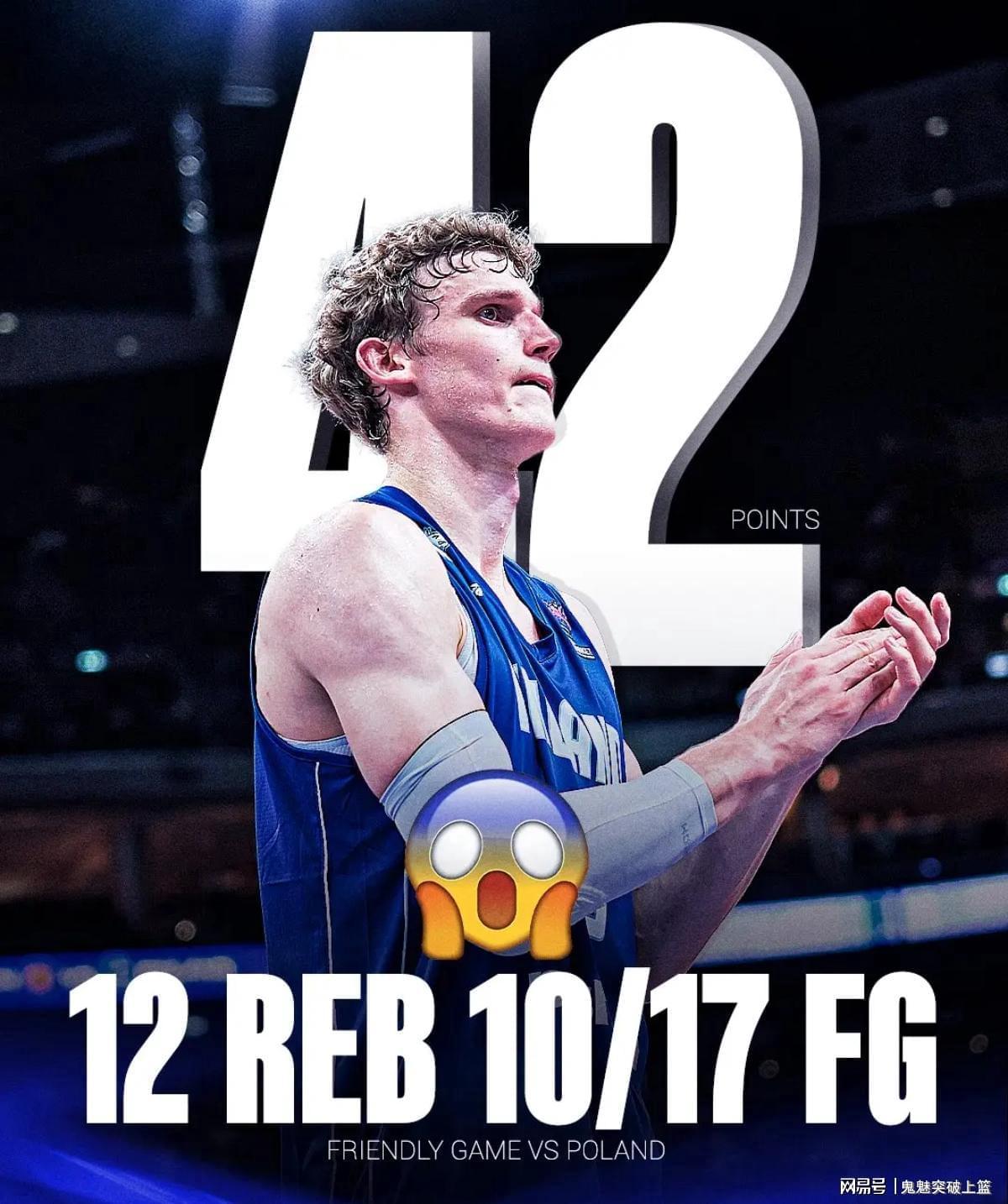 星空投注-48+31+42！狂砍121分！FIBA新晋大杀器！勇士去年差点得到他