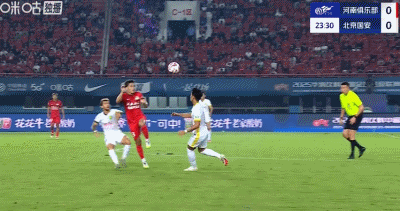 中超战报：钟义浩百场建功，卡多索点射破门，河南2-0北京国安